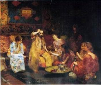 unknow artist Arab or Arabic people and life. Orientalism oil paintings 294 oil painting image